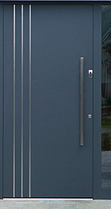 zu den Aluminium-Hautüren Aluminium-Haustüren